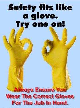 safety hand protection poster posters tweet